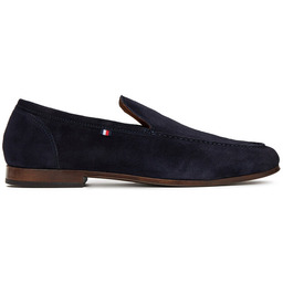 Mokasyny Tommy Hilfiger Hilfiger Flexible Suede Loafer FM0FM05496