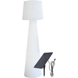 Lumisky Solarna lampa podłogowa LED, wielokolorowe falowane klosze