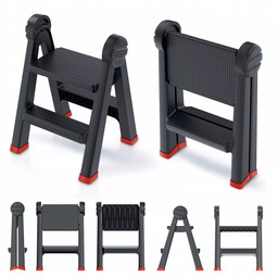 Drabinka Schodki Antypoślizgowe Podest Składany Taboret 150KG Uniwersalna