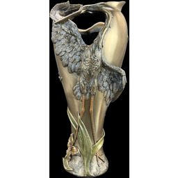 SECESYJNY WAZON Z CZAPLĄ VERONESE (AN10170V4)