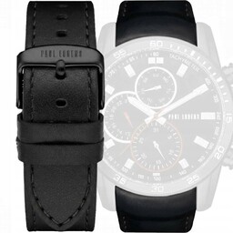 Pasek do zegarka Paul Lorens MATIAS 9753 czarny