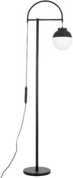 LAMPA STOJĄCA PODŁOGOWA CZARNA BERTINI