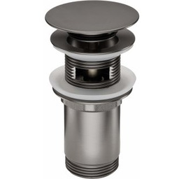 DEANTE Korek CLICK-CLACK titanium okrągły do umywalki lub