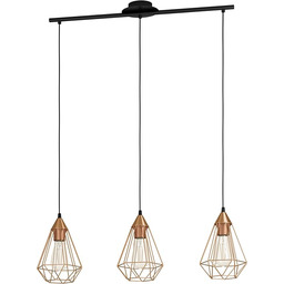 EGLO Lampa wisząca TARBES, 1-ogniskowa lampa wisząca vintage