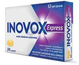 Inovox Express o smaku miodowo-cytrynowym x24 pastylki