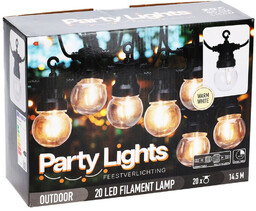 Girlanda ogrodowa LED 9,5 m 20 szt.