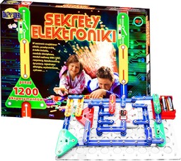 MAŁY ELEKTRONIK SEKRETY ELEKTRONIKI ZESTAW EDUKACYJNY 1200 DOŚWIADCZEŃ