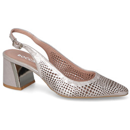 Sandały Boccato 0431-2192-1001364/1462 Srebrne