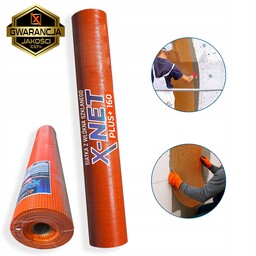 Siatka Podtynkowa Elewacyjna z Włókna Szklanego 160g Pomarańczowa