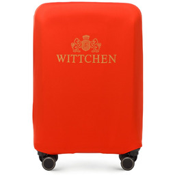 Pokrowiec na walizkę średnią czerwony