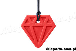 ARK Diamond gryzak logopedyczny naszyjnik w kształcie diamentu