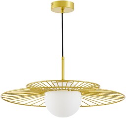 NOWOCZESNA LAMPA WISZĄCA ZŁOTA SOLARIS