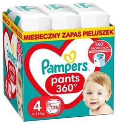 Pampers Pants 4 9-15kg, 176 sztuk.