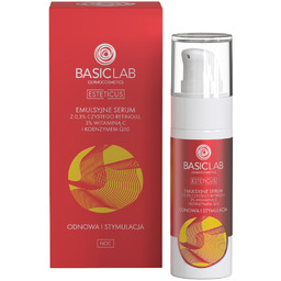 BASICLAB Esteticus Emulsyjne serum z 0,3% retinolem, 3%