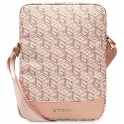 GUESS Torba na tablet GCube Stripe Różowy