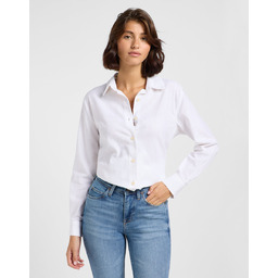 KOSZULA DAMSKA BIAŁA LEE 112363627 POCKETLESS SHIRT BRIGHT