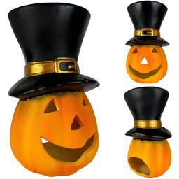 Dynia figurka ceramiczna ozdoba lampion do ogrodu 27x16
