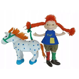 Pippi Pończoszanka Koń Micki i Pippi Astrit. Micki