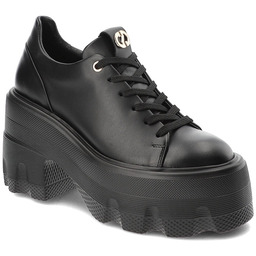 Czarne Sneakersy Carinii Modne Obuwie Damskie
