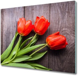 Deska kuchenna Czerwone tulipany