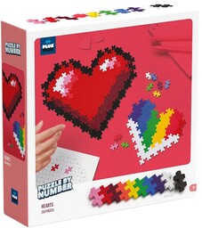 Plus-Plus, Puzzle by number serce- 250 el.