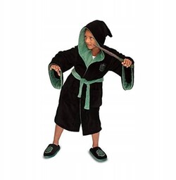 Miękki Ciepły Szlafrok Harry Potter Slytherin Dziecięcy L: