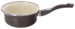 Rondel emaliowany Orion z rantem Brązowy, śr. 14cm,