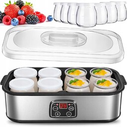 Jogurtownica Domowy 180ML Z 8 Słoiczkami Regulowany Temperatury