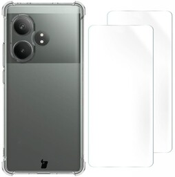 Bizon Elastyczne etui + 2x folia na ekran