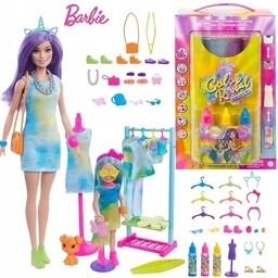 Barbie Color Reveal Neon Tie Dye Lalka Chelsea