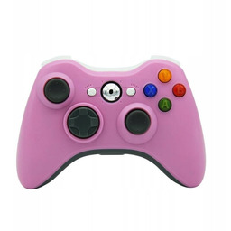Kontroler Xbox 360 Dualshock + Odbiornik Różowy Zamiennik