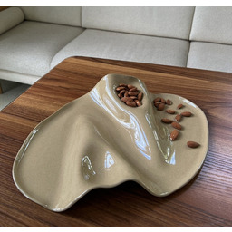 Pakamera Ceramiczna taca na przekąski WAVY no. 8