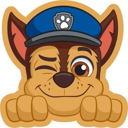 Carbotex Poduszka przytulanka 40x40 Kształtka Psi Patrol Chase