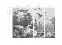 Wallcolors Tapeta Black swans