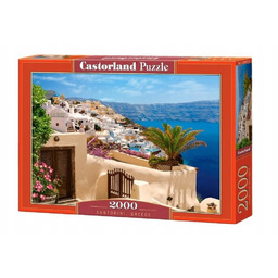 Santorini Grecja Puzzle tradycyjne Ramkowe 2000 elementów Castorland