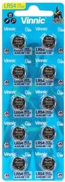 Vinnic BATERIE ALKALICZNE GUZIKOWE MINI G10/AG10/LR54 BLISTER 10
