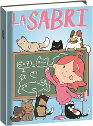La Sabri 4School pamiętnik, 12 miesięcy, koty, jasnoniebieski