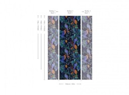 Wallcolors Tapeta Blue Parrots