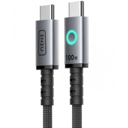 INIU Leopard Magnetic 100W 1,2m Szary Kabel USB