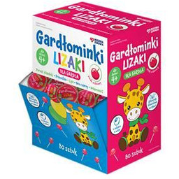 Rodzina Zdrowia Gardłominki Lizaki, 80 szt.