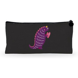 Bonamaison Płócienny piórnik z zamkiem błyskawicznym, piórnik