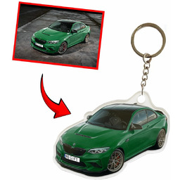 Brelok ze Zdjęciem Twojego Samochodu Auto Zawieszka