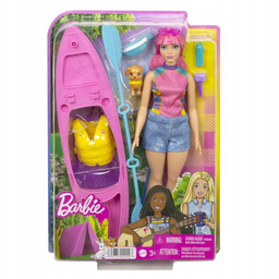 Barbie Kemping Lalka Daisy kajak HDF75