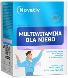 Novativ Multiwitamina dla Niego, 60tabl. powl.
