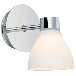 Markslöjd - Cassis Lampa Ścienna IP44 Chrom/Opalizowany