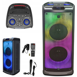Głośnik Bluetooth Przenośny Karaoke Manta 100W Usb Bezprzewodowy