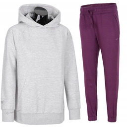 4F DAMSKI DRES BAWEĹNA KOMPLET BLUZA SPODNIE /