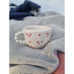 Pakamera Filiżanka ceramiczna SERDUSZKA