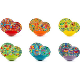 Excelsa Mexican Flowers serwis obiadowy, 18 sztuk, porcelana