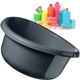 Miska łazienkowa z uszami Lari 20L ciemny szary